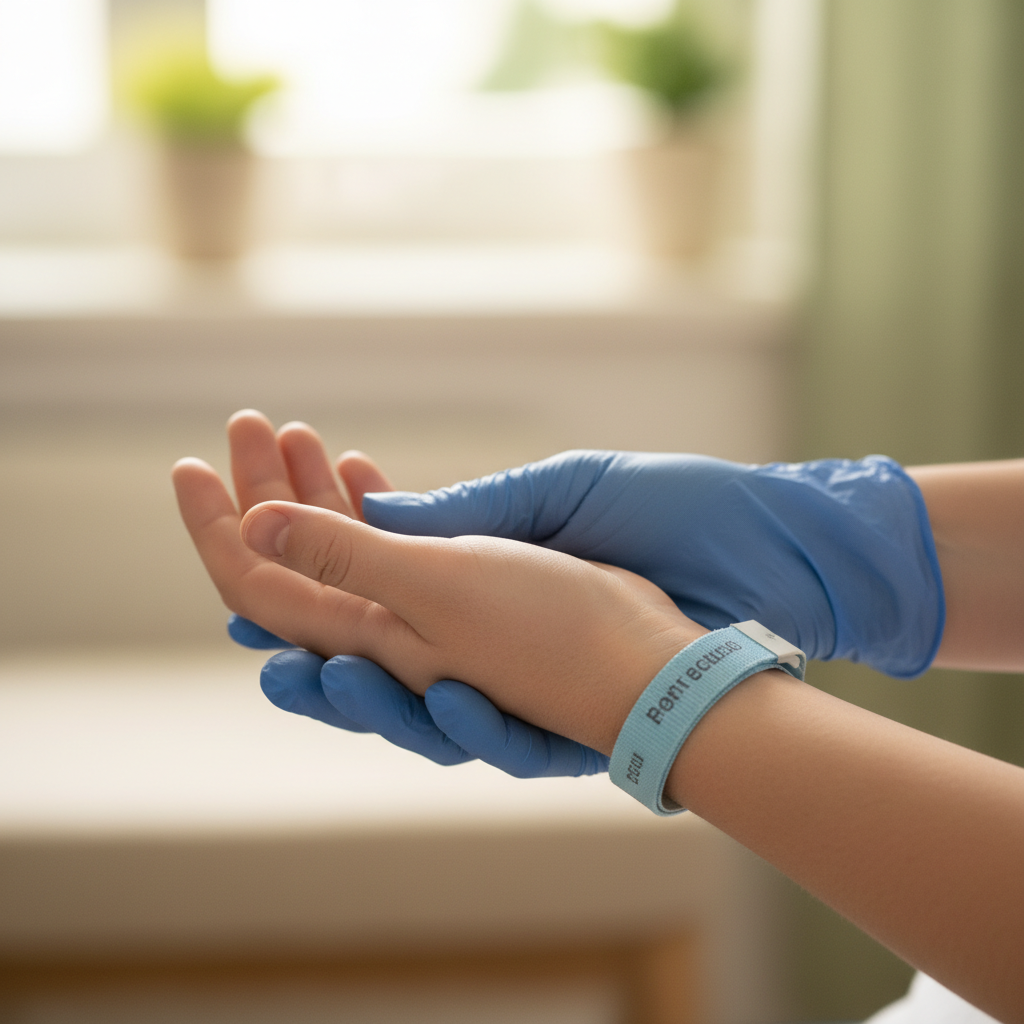 Imagen de una persona joven recibiendo atención médica o en un entorno de cuidado, simbolizando el apoyo y la continuidad del tratamiento para enfermedades crónicas y discapacidad.